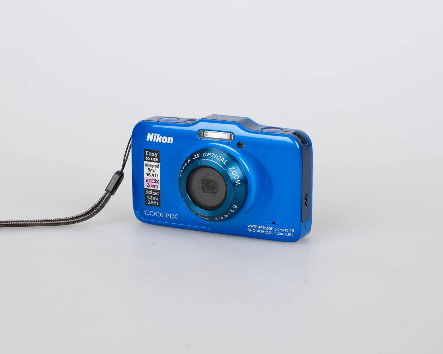 Nikon Coolpix S31 10 MP digicam w/ 4GB SD card + battery + charger