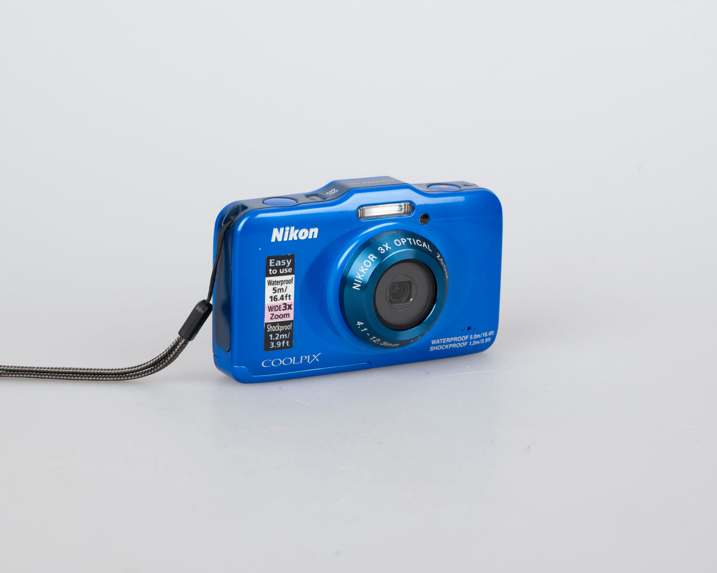 Nikon Coolpix S31 10 MP digicam w/ 4GB SD card + battery + charger