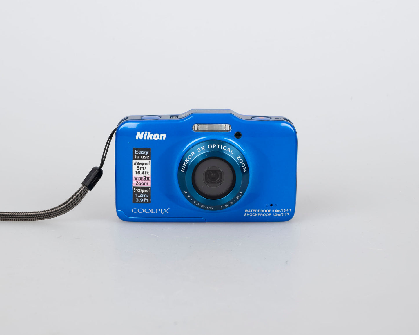 Nikon Coolpix S31 10 MP digicam w/ 4GB SD card + battery + charger