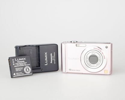 Appareil photo numérique Panasonic Lumix FS20 avec capteur CCD 10,1 MP + objectif Leica DC ; avec chargeur + batterie + boitier + notice