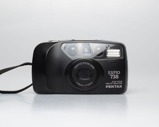 Pentax Espio 738 35mm camera w/ case (serial 3154920)