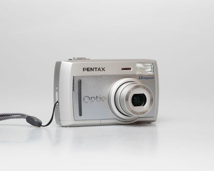 Pentax Optio 33L 3.2 megapixel digicam w/ 64MB CF card + cables + box + manuals (serial 6463008)
