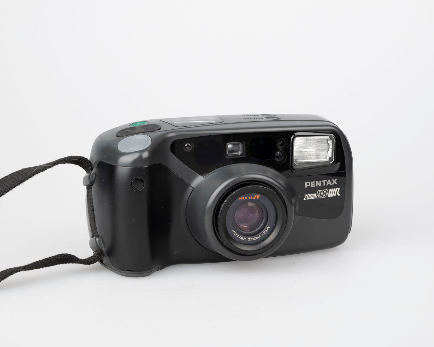 Pentax Zoom90-WR weather resistant 35mm camera w/ case + manual
