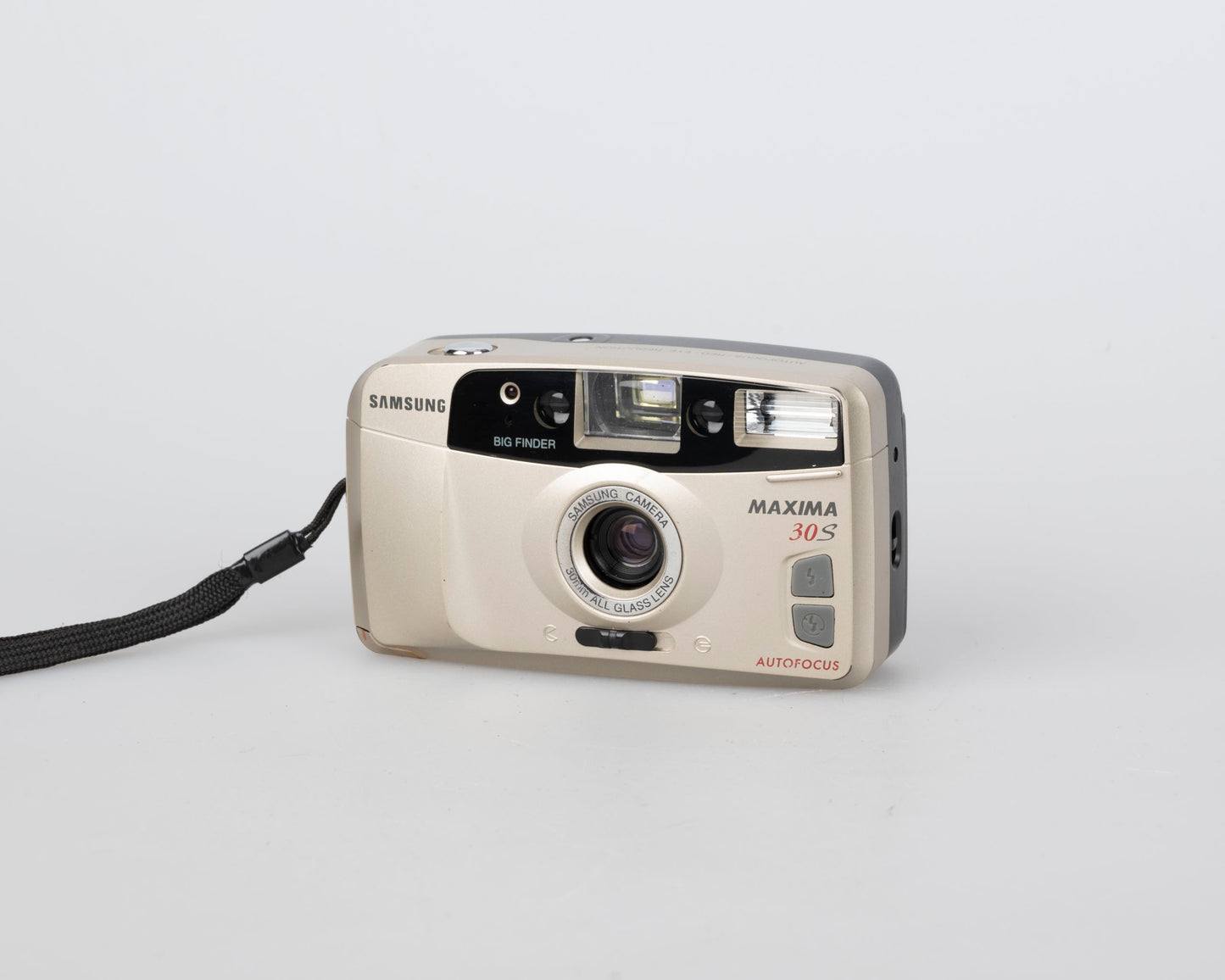 Samsung Maxima 30S compact wide angle 35mm film camera w/ case