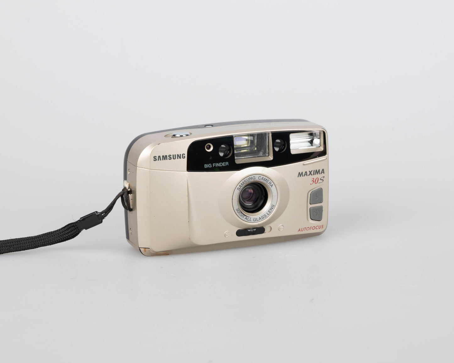 Samsung Maxima 30S compact wide angle 35mm film camera w/ case