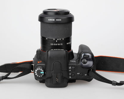 Sony Alpha DSLR-A300 10.2MP CCD sensor  Digital SLR Camera w/ DT 18-70mm f/3.5-5.6 Zoom Lens