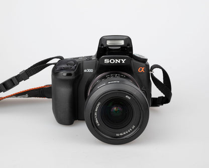 Sony Alpha DSLR-A300 10.2MP CCD sensor  Digital SLR Camera w/ DT 18-70mm f/3.5-5.6 Zoom Lens