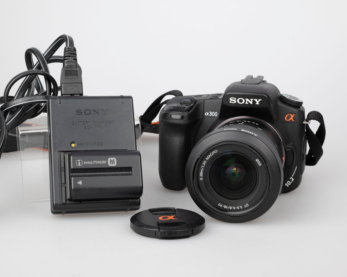 Sony Alpha DSLR-A300 10.2MP CCD sensor  Digital SLR Camera w/ DT 18-70mm f/3.5-5.6 Zoom Lens