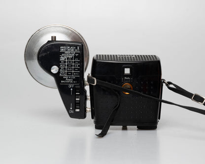 Ansco Cadet Camera Outfit w/ flash holder + bulbs