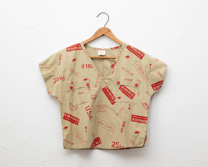 Haut vintage postal 