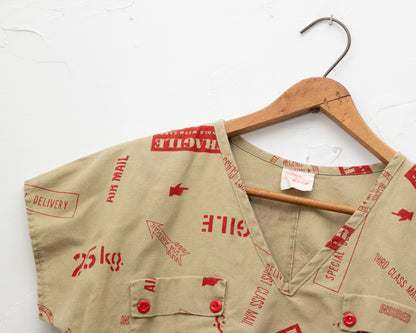 Haut vintage postal 