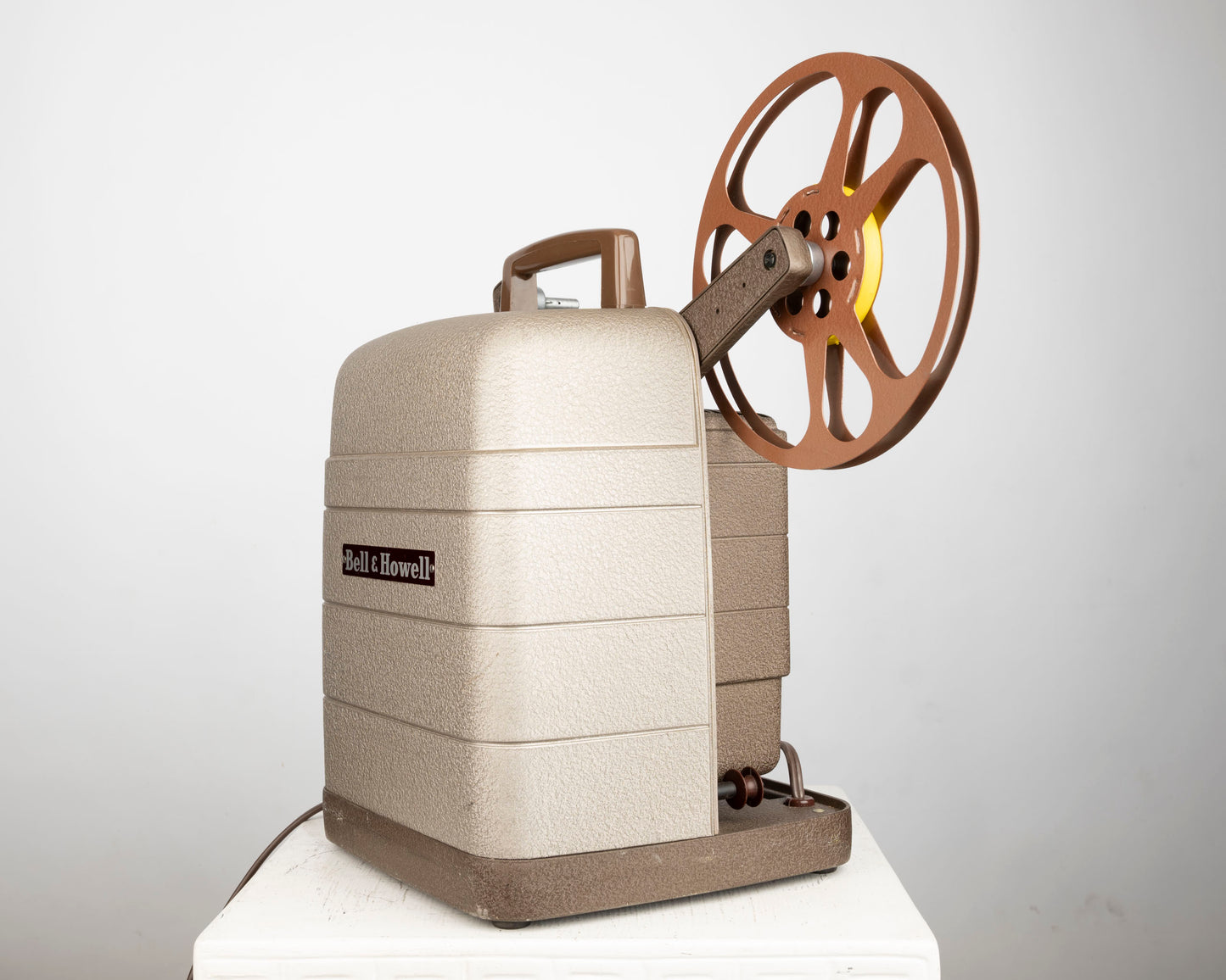 Bell and Howell 253 AX Regular 8 movie projector (serial F77082)