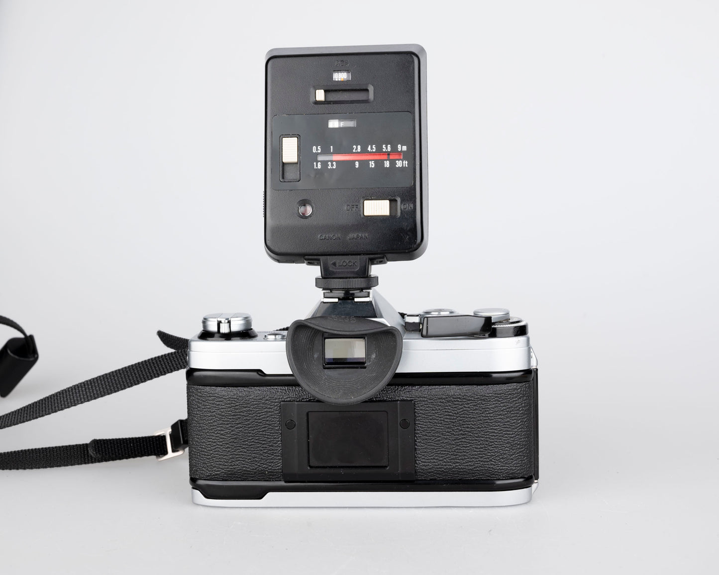 Canon AE-1 35mm SLR w/ Canon FD 50mm f1.8 lens + Speedlite 188A flash + original manual (serial 2388361)