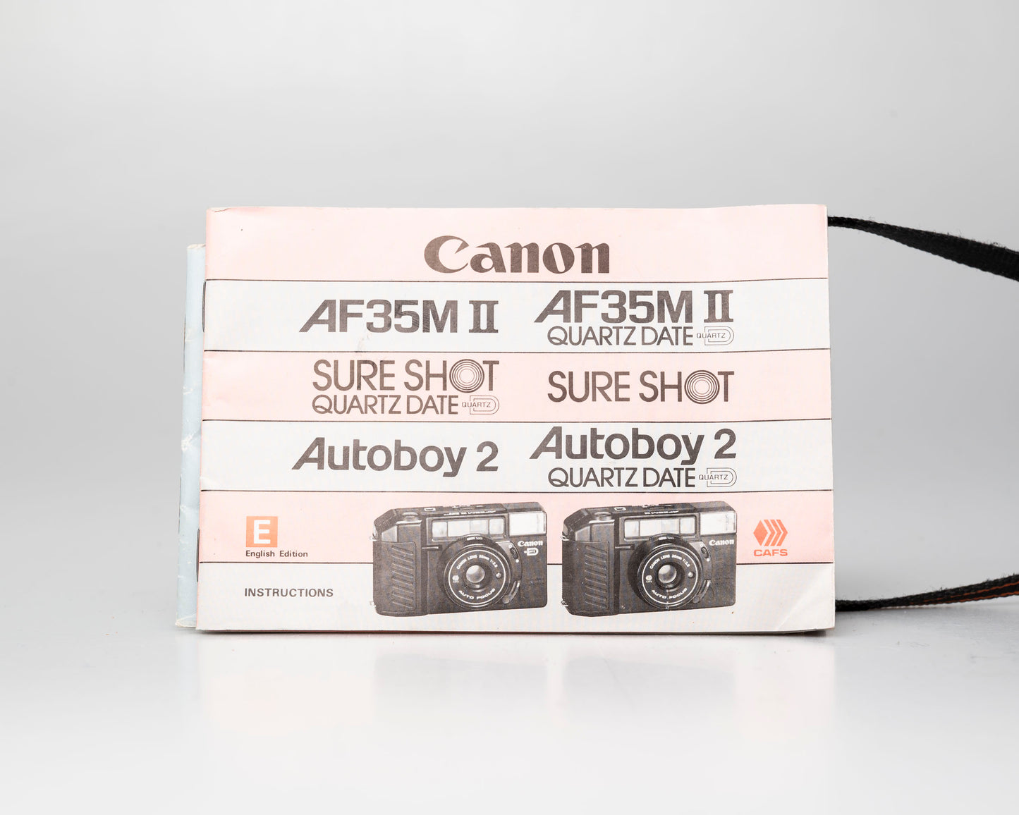 Canon Sure Shot (AF35M II) appareil photo compact 35mm avec étui + manuel (numéro de série 3013940) | film🎞 testé