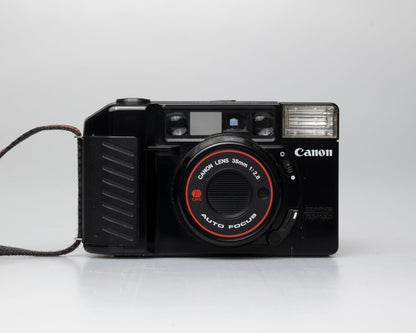 Canon Sure Shot (AF35M II) appareil photo compact 35mm avec étui + manuel (numéro de série 3013940) | film🎞 testé