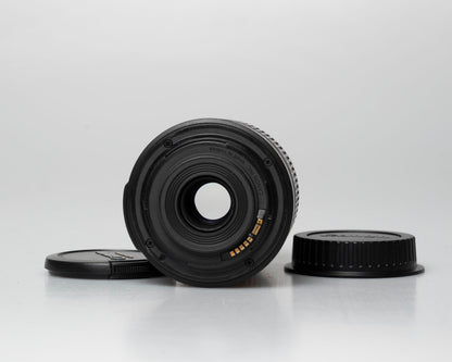 Canon EF-S 55-250mm f/4-5.6 IS II lens, back view with front and back caps off