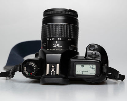 Canon EOS Rebel reflex 35mm avec objectif Canon EF 28-80mm