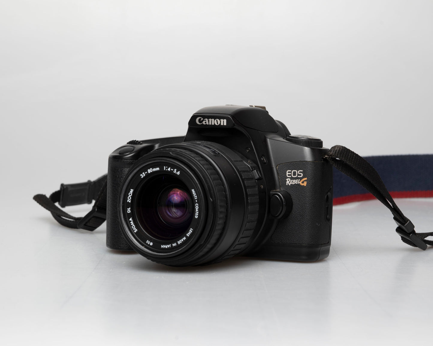 Canon EOS Rebel G appareil photo reflex 35mm avec objectif Sigma EF 35-80mm (numéro de série 1408276)