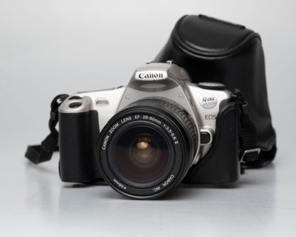 Canon EOS Rebel 2000 reflex 35mm avec objectif Canon EF 35-80 + étui toujours prêt