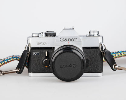 Canon FTb 35mm film SLR w/ Canon FD 50mm f1.8 lens (serial 451988)