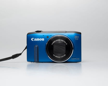 Canon Powershot SX270 HS appareil photo numérique avec carte SD de 8 Go + batterie + chargeur + étui (série 712164001703)