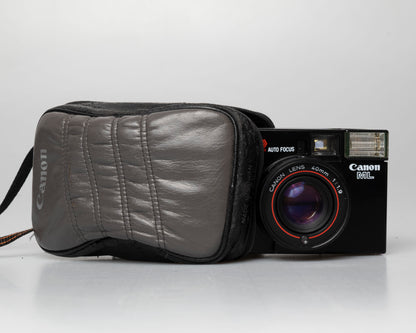 Appareil photo compact à film Canon AF35ML 35mm avec étui (série 1002701) | film🎞testé