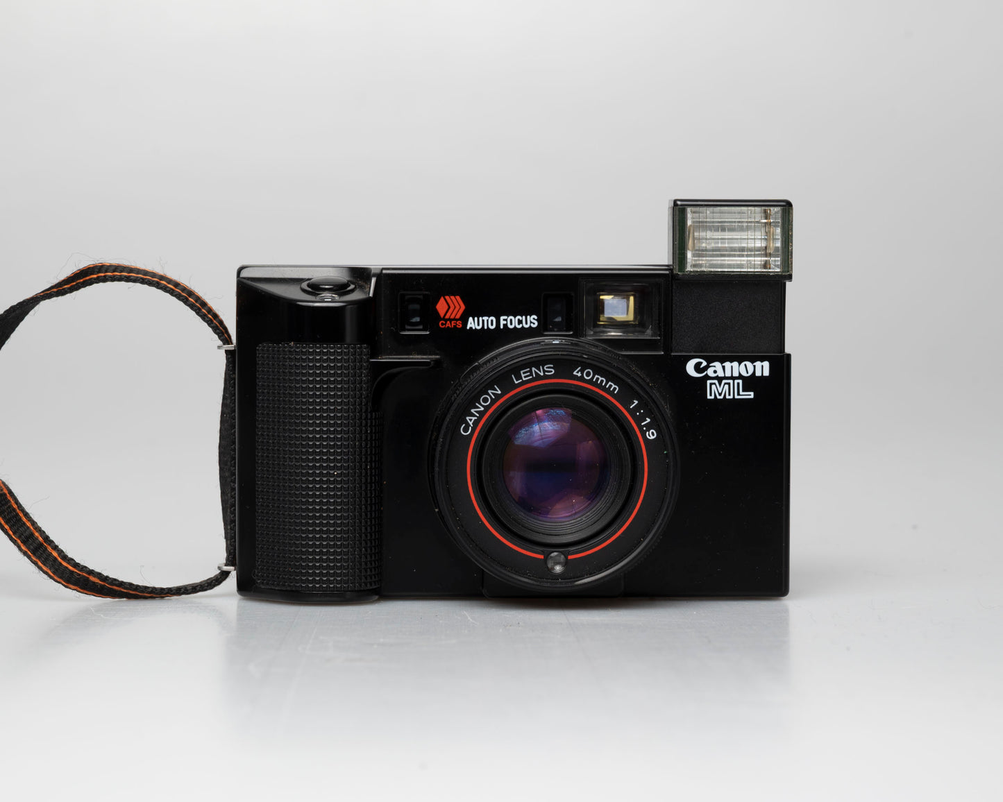 Appareil photo compact à film Canon AF35ML 35mm avec étui (série 1002701) | film🎞testé
