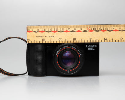 Appareil photo compact à film Canon AF35ML 35mm avec étui (série 1002701) | film🎞testé