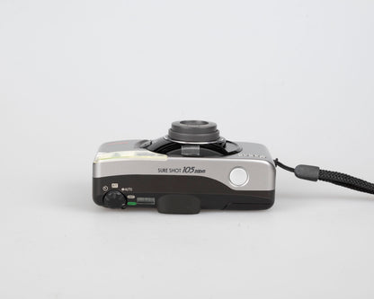 Appareil photo argentique Canon Sure Shot 105 Zoom 35 mm avec étui (série 3333871)