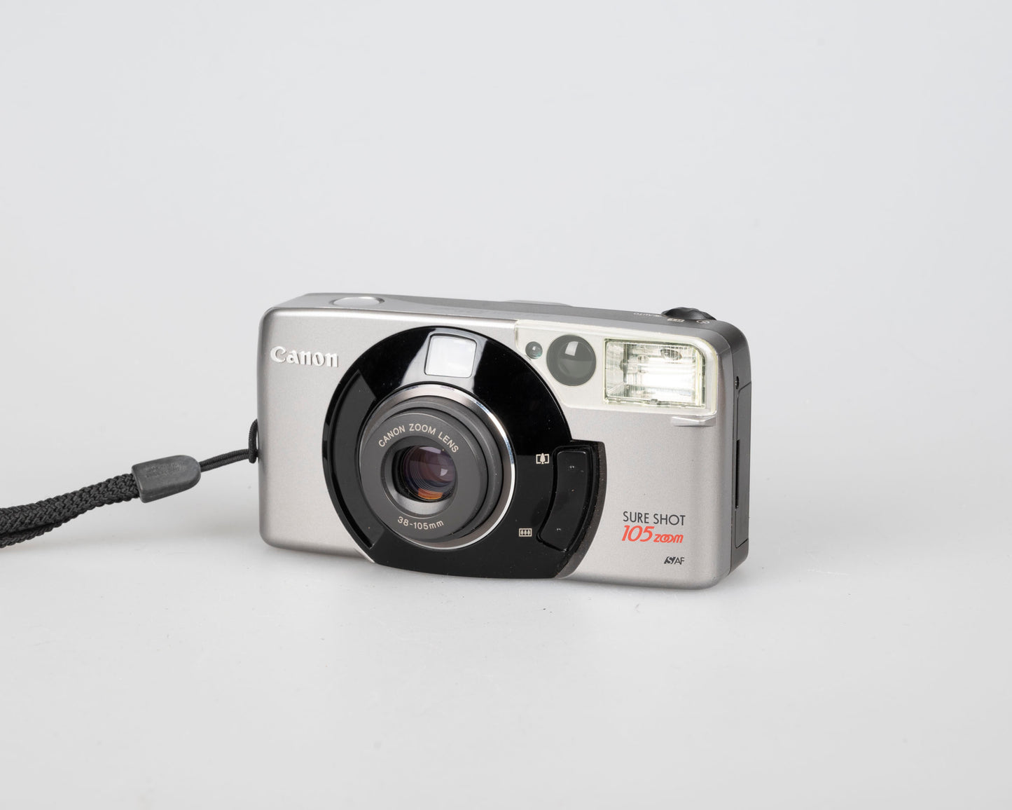 Appareil photo argentique Canon Sure Shot 105 Zoom 35 mm avec étui (série 3333871)