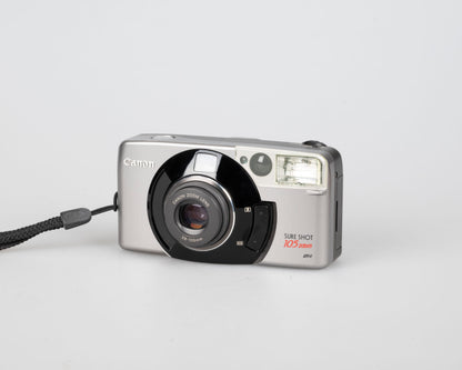 Appareil photo argentique Canon Sure Shot 105 Zoom 35 mm avec étui (série 3333871)