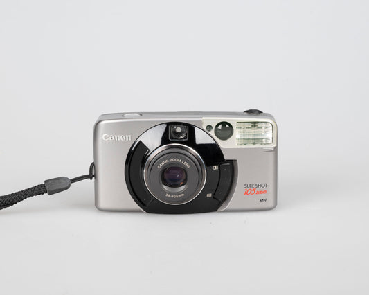 Appareil photo argentique Canon Sure Shot 105 Zoom 35 mm avec étui (série 3333871)