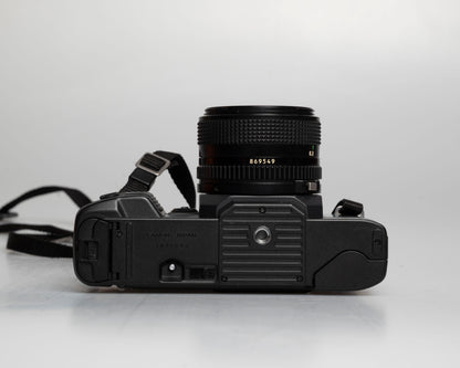Canon T70 35mm SLR with FD 28mm f2.8 lens (serial 1026627)