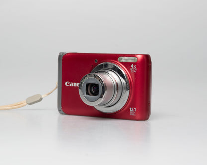 Canon Powershot A3100 IS appareil photo numérique 12,1 MP avec carte SD de 8 Go + batterie + chargeur + boîte d'origine et accessoires (série 042122008078)