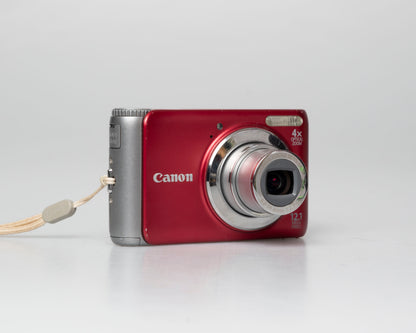 Canon Powershot A3100 IS appareil photo numérique 12,1 MP avec carte SD de 8 Go + batterie + chargeur + boîte d'origine et accessoires (série 042122008078)
