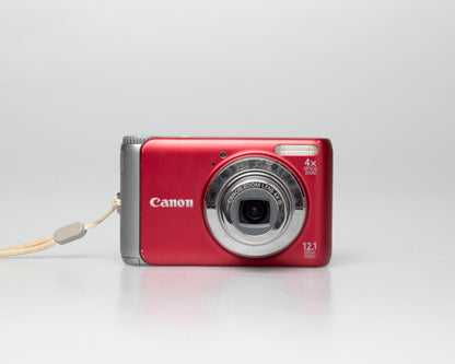 Canon Powershot A3100 IS appareil photo numérique 12,1 MP avec carte SD de 8 Go + batterie + chargeur + boîte d'origine et accessoires (série 042122008078)