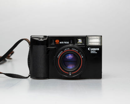 Canon AF35ML 35mm film point-and-shoot camera w/ case (serial 181852) | film🎞tested