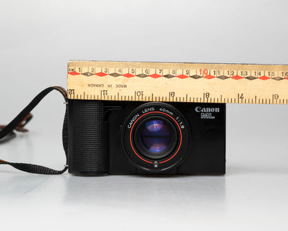 Canon AF35ML 35mm film point-and-shoot camera w/ case (serial 181852) | film🎞tested
