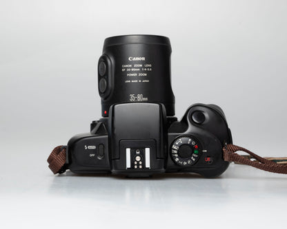 Canon EOS 700 35mm SLR w/EF 35-80mm Power Zoom lens + 'ever-ready' case (serial 1747616)