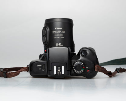 Canon EOS 700 35mm SLR w/EF 35-80mm Power Zoom lens + 'ever-ready' case (serial 1747616)