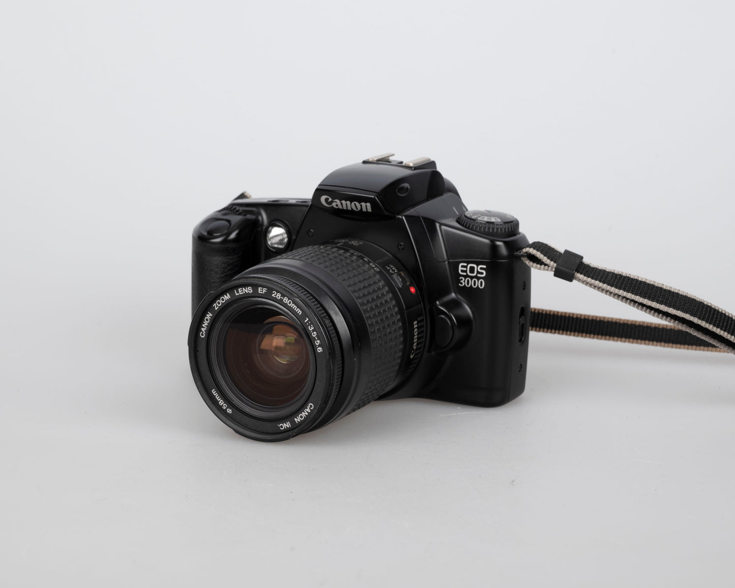Canon EOS 3000 35mm film SLR w/ Canon EF 28-80 lens (serial 4700515)
