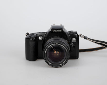 Canon EOS 3000 35mm film SLR w/ Canon EF 28-80 lens (serial 4700515)