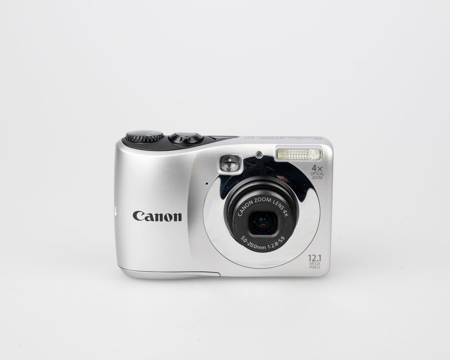 Appareil photo numérique Canon Powershot A1200 avec capteur CCD 12 MP (utilise des piles AA et des cartes mémoire SD)