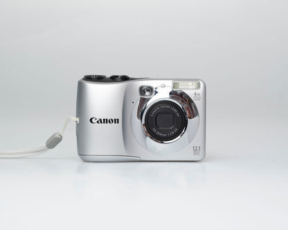 Canon Powershot A1200 digicam w/ 12 MP CCD sensor w/ 4GB SD card (serial 30216200163)