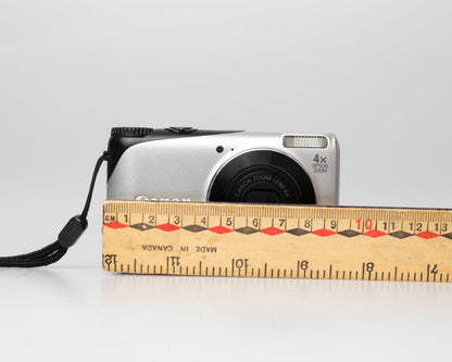 Canon Powershot A2200 HD 14.1MP CCD digicam w/ 8GB SD card + battery + charger (serial 403064048146)