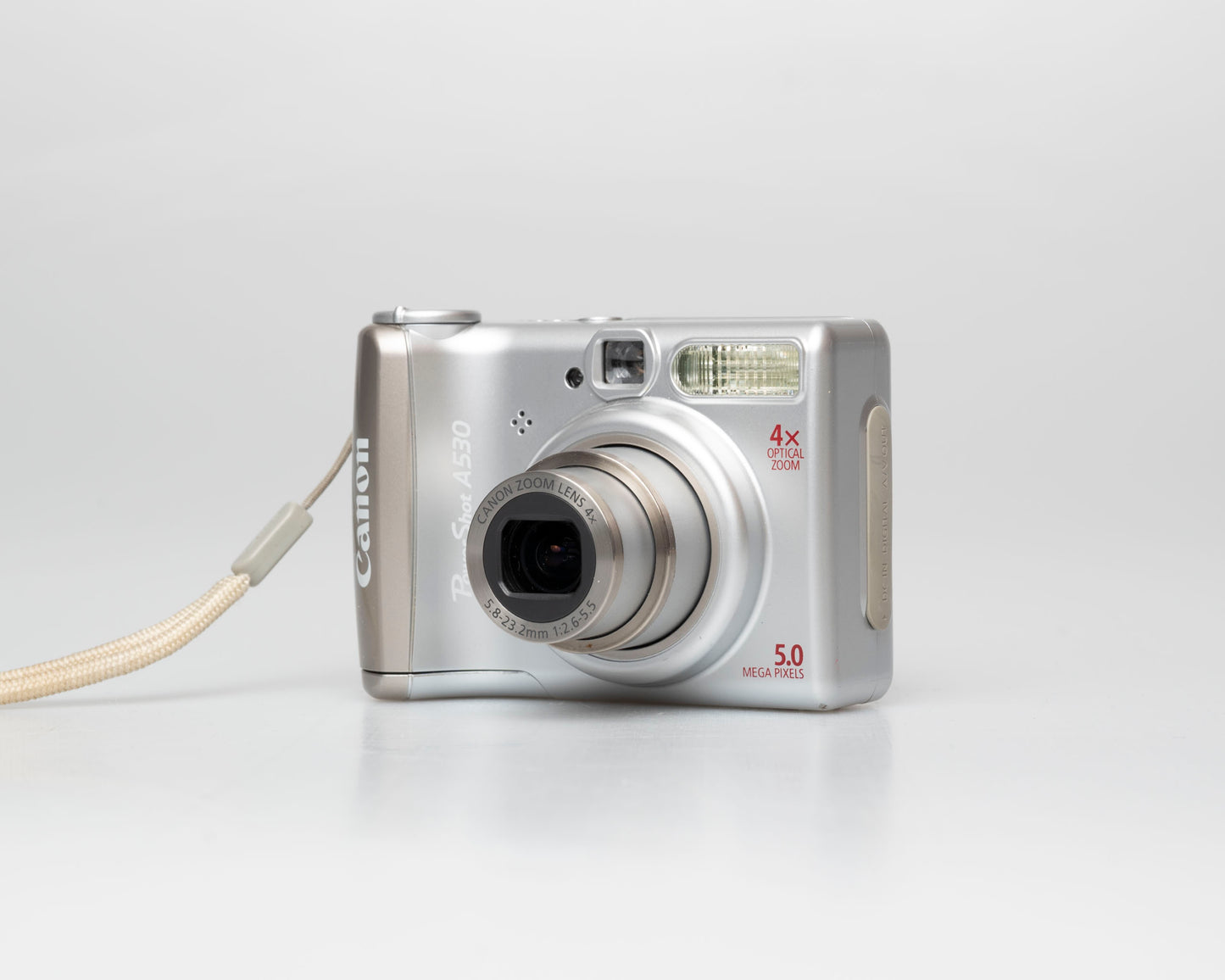 Canon Powershot A530 5MP CCD sensor digicam w/ 2GB SD (uses AA batteries; serial 2452104955)