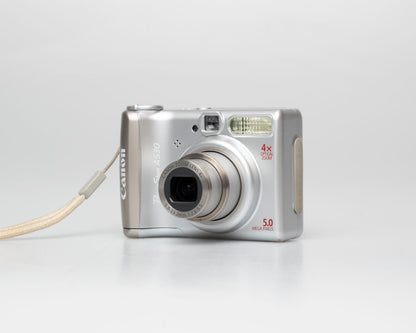 Canon Powershot A530 5MP CCD sensor digicam w/ 2GB SD (uses AA batteries; serial 2452104955)