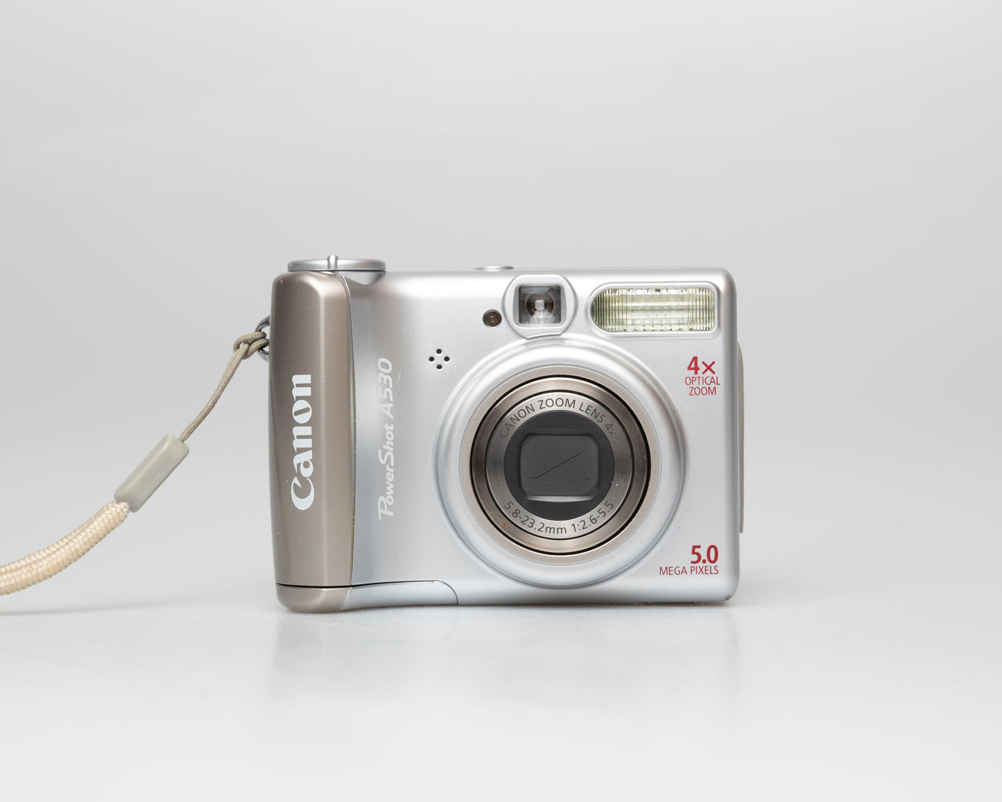 Canon Powershot A530 5MP CCD sensor digicam w/ 2GB SD (uses AA batteries; serial 2452104955)