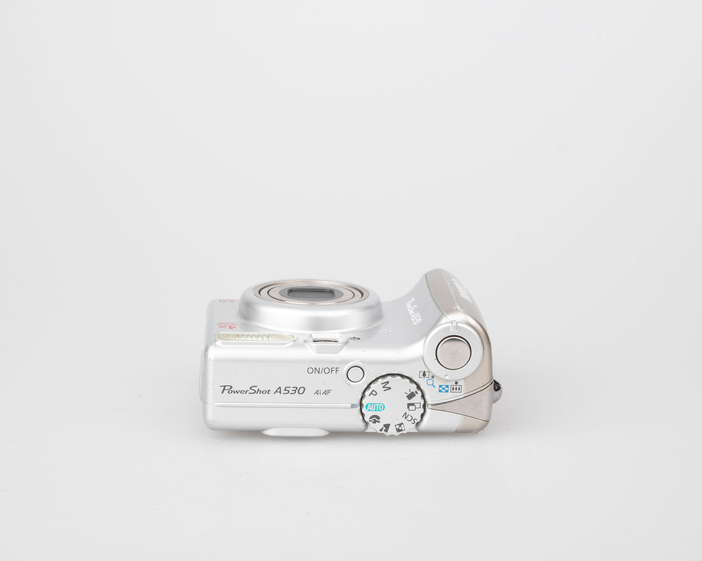 Canon Powershot A530 digicam w/ 5 MP CCD sensor (uses AA batteries and SD memory cards)