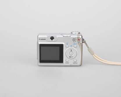 Canon Powershot A530 5MP CCD sensor digicam w/ 2GB SD (uses AA batteries; serial 3052203507)